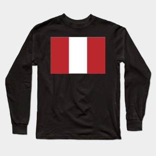 Peru National Flag Long Sleeve T-Shirt